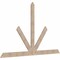 Ekena Millwork Saratoga Smooth Timber Gable Bracket, Douglas Fir, 108"W x 68"H x 1 1/2"D x 5 1/2"F, 15/12 Pitch GBW108X68X0206SAR00SDF - alternate 5
